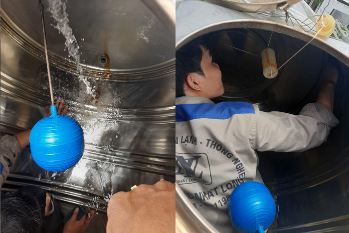 Dịch vụ vệ sinh bồn nước inox quận Bình Thạnh