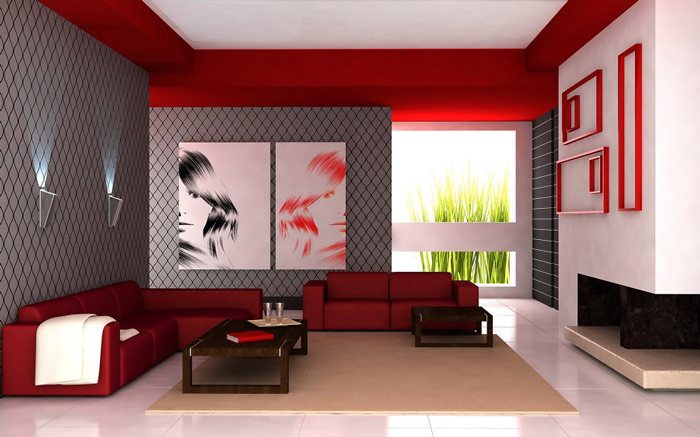 Ý nghĩa của màu đỏ trong thiết kế nội thất